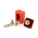 Корпусная проходная клемма 150A-C, М8-М8, 150A, 600V, ≤0,6 мОм, медь, IP54, Red