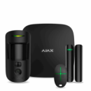 Комплект беспроводной сигнализации Ajax StarterKit Cam Plus (HDR) black ( Hub 2 Plus /MotionCam(HDR)/DoorProtect/SpaceControl )