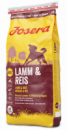 Josera Lamb and Rice (20/11) супер-премиум корм для собак всех пород с ягненком и рисом 0.9, 4.5, 15 кг