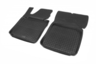 Резиновые коврики с бортом (2 шт, Polytep) для Volkswagen Caddy 2015-2020 гг