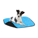 Підстилка AiryVest для собак, блакитна/чорна, розмір L, 100х70 см