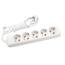 Сетевой удлинитель Panasonic X-tendia із заземленням 5 розеток, 3м (WLTB04532GR-UA)