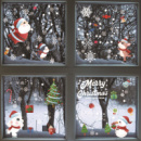 Набор новогодних наклеек на окно Happy New Year 4 9125 20х30 см 9 листов