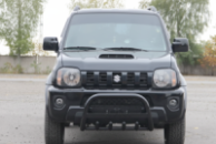 Кенгурятник QT006 Black (нерж) для Suzuki Jimny 1998-2018 гг