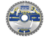 Диск пильный по деревоматериалам Weldtec CSB 190мм/40T/30/20, IRWIN