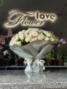 Купити квіти, Букет, замовити доставку квітів. троянда 60 см 51шт, на Подолі