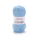 Пряжа акриловая YarnArt  ETAMIN / цвет голубой 424 / 30 г / 180 м / Турция