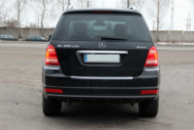 Задняя дуга AK-style Черная (нержавейка) для Mercedes GL сlass X164 2006-2012 гг