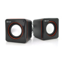 Колонки 2.0 Kisonli V400 для ПК и ноутбука, USB + 3.5mm, 2x1,5W, 20Hz- 20KHz, Black, BOX, Q80
