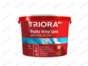 Фарба інтер'єрна, біла, для стін та стель, TRIORA, 2.5л