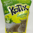 Kotix Силикагелевый наполнитель для кошачьего туалета с ароматом яблока - 3,8 л