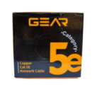 Кабель витая пара GEAR FTP 4x2x0,51 Cat5E, CU Premium, для внутренних работ, 305m