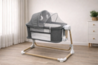 Ліжечко дитяче+електрокачалка (08601)