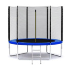 Батут SkyJump 8 ft (252 см) із зовнішньою захисною сіткою та драбиною