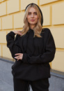 Жіноче утеплене худі Oversize на флісі