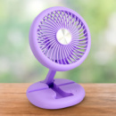 Настольный вентилятор на аккумуляторе складной, Mini Fan W1646 Фиолетовый, маленький вентилятор для офиса (NS)