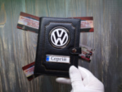Портмоне з держ. номером Volkswagen, обкладинка для автодокументів фольксваген, Органайзер фольксваген