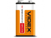 Елемент живлення солевий Videx 6F22 (КРОНА)