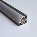 Профиль алюминиевый угловой для светодиодной ленты ПФ-17  1м