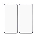 Стекло тачскрина для Samsung A805/ A905 Galaxy A80 (2019)/ A90 (2019) чёрное с олеофобным покрытием, закалённое
