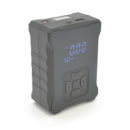 Портативный воздушный насос YT41014, до 10 атм, встроенный аккумулятор 6000mAh, фонарик, зарядка от USB кабеля, Black, Box