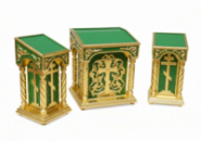 Комплект аналоїв № 461 (колір зелений з позолотою)