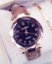 Женские часы Geneva с ремешком из экокожи Коричневый