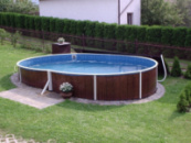 Збірний басейн AZURO DE LUXE FRAME 405DL 7,3 х 3,7х1,2м Mistry (3EXB0211) тм mountfield