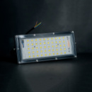 Светильник светодиодный 50W 50 LED, уличный прожектор для освещения, мощный фонарь от сети 220В (NS)