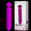 Двосторонній вібростимулятор на акумуляторі Pretty Love «Abbott» від Baile (довжина 21 см., діаметр 3.5 см.)