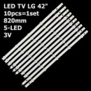 LED підсвітка TV LG42 inch 5led 820mm. 3шт. R1+3шт. L1+2шт. R2+2шт. L2 (10шт.)