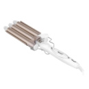 Плойка тройная для укладки волос от сети Kemei JFQ-KM-1010 45 Вт