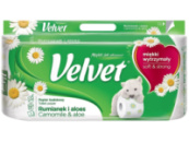 Velvet туалетний папір Camomile&Aloe 8 рулонів 3 шари 150 відривів