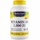 Витамин D3 2000 IU, Healthy Origins, 360 желатиновых капсул