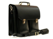 Портфель ручної роботи шкіряний Чорний (1939512630)