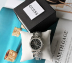 Женские наручные часы Guess silver&black