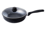 Сковорода антипригарная Empire - 260 мм «сотейник-мрамор» с крышкой 1 шт.