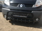 Кенгурятник WT004 Black (нерж.) для Renault Trafic 2001-2015 гг