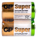 Батарейка GP SUPER ALKALINE 1.5V 13A-S2 лужна, LR20, D (4891199006456/9061)