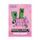 Календарь-планер настенный на 2026 год А3 Yes Minecraft Spring 270280 29.7х42 см