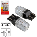 Лампа PULSO/габаритні/LED 7443/W3x16q/12SMD-2835/2контакта/9-36v/120/50lm/RED (LP-66443R)