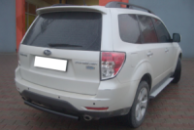 Задняя дуга AK002 Черная (нерж. сталь) для Subaru Forester 2008-2013 гг
