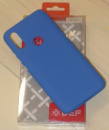 Чехол DEF для Xiaomi Redmi 7 Rubberized TPU голубой