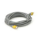 Удлинитель VEGGIEG UF-104, USB 2.0 AM/AF, 10,0m, Grey/Yellow, Пакет