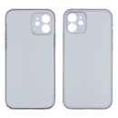 Чехол Matt Protective для Apple iPhone 12 светло-фиолетовый Люкс