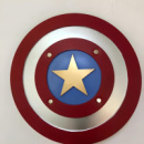 Игрушечный резиновый щит Captain America RESTEQ 1:1. Мягкий щит Капитана Америки 45 см
