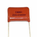 2200pf-2kV 5% CBB-81, 222J2000V, 222J2KV, 222K2000V, 2200pf-2000V