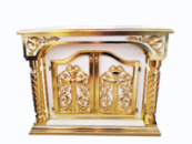 Жертовник № 977, білий з позолотою