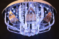 Галогенная  люстра с хрусталя SVLIGHT десятиламповая 98669/10 хром