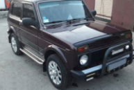 Кенгурятник QT006 Black (нерж.) для Lada Niva та Urban 1977- гг